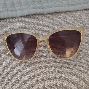 Rachel Zoe Gold and Purple Sunglasses
